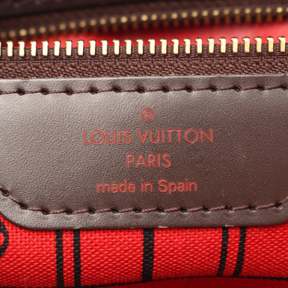 ネヴァーフルMM ダミエエベヌ ショルダーバッグ トートバッグ PVC レザー ブラウン ルイヴィトン バッグ LOUIS VUITTON