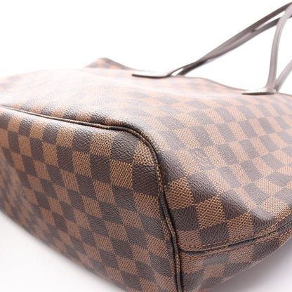 ネヴァーフルMM ダミエエベヌ ショルダーバッグ トートバッグ PVC レザー ブラウン ルイヴィトン バッグ LOUIS VUITTON