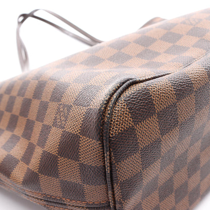 ネヴァーフルMM ダミエエベヌ ショルダーバッグ トートバッグ PVC レザー ブラウン ルイヴィトン バッグ LOUIS VUITTON