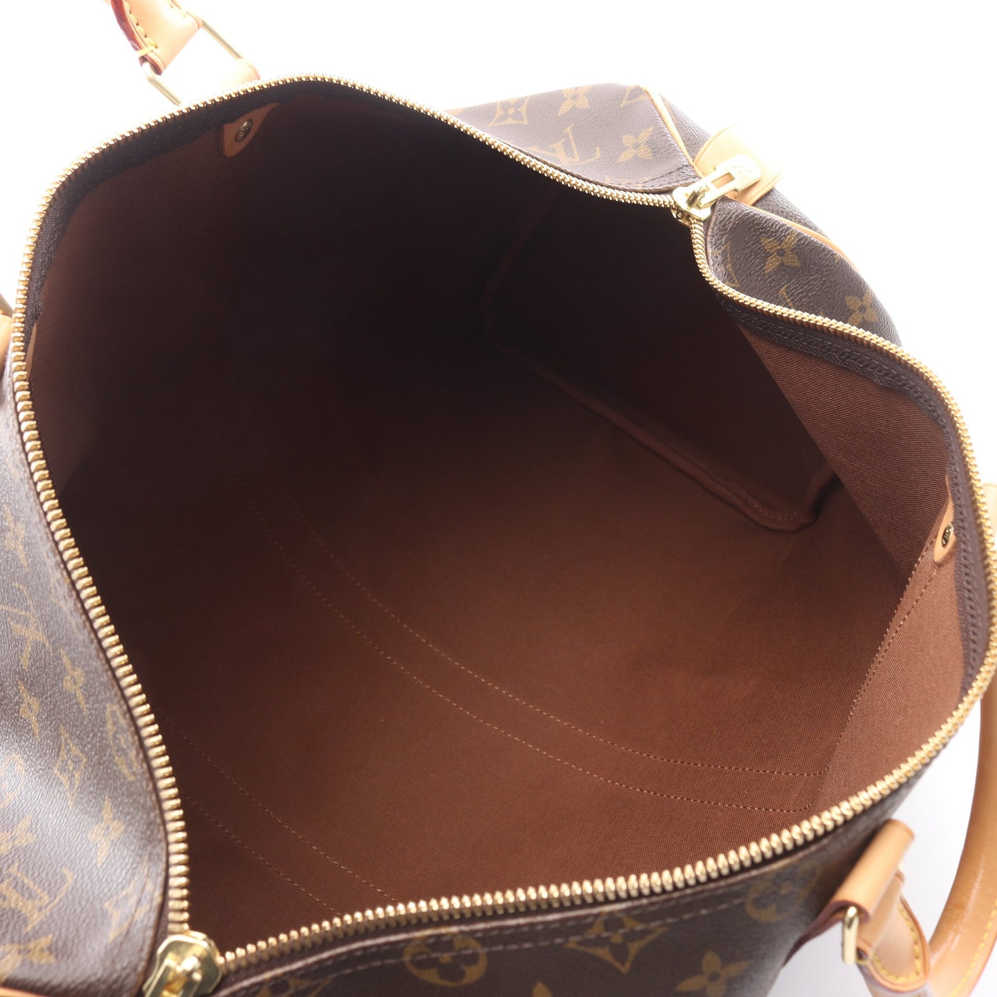 キーポル45 モノグラム ボストンバッグ PVC レザー ブラウン ルイヴィトン バッグ LOUIS VUITTON