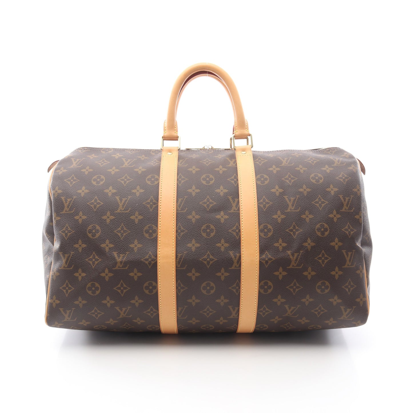 キーポル45 モノグラム ボストンバッグ PVC レザー ブラウン ルイヴィトン バッグ LOUIS VUITTON