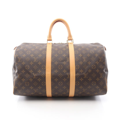 キーポル45 モノグラム ボストンバッグ PVC レザー ブラウン ルイヴィトン バッグ LOUIS VUITTON