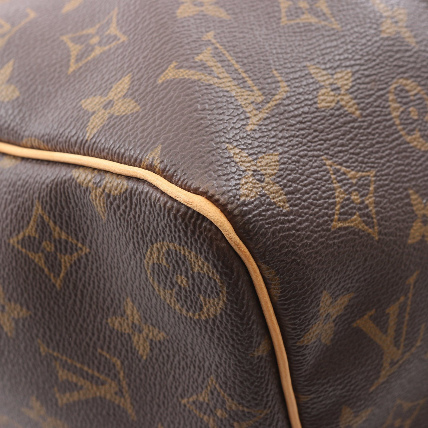 キーポル45 モノグラム ボストンバッグ PVC レザー ブラウン ルイヴィトン バッグ LOUIS VUITTON