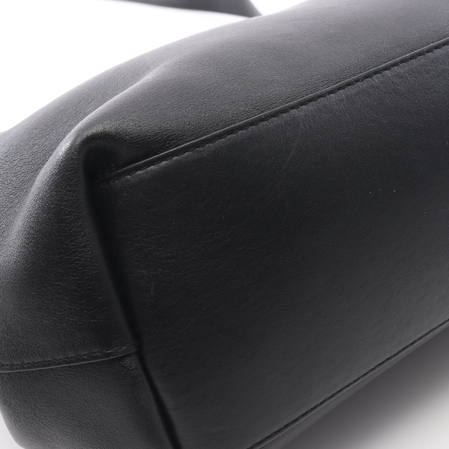 ポイント ミディアム 2WAY ショルダーバッグ レザー ブラック ボッテガヴェネタ バッグ BOTTEGA VENETA