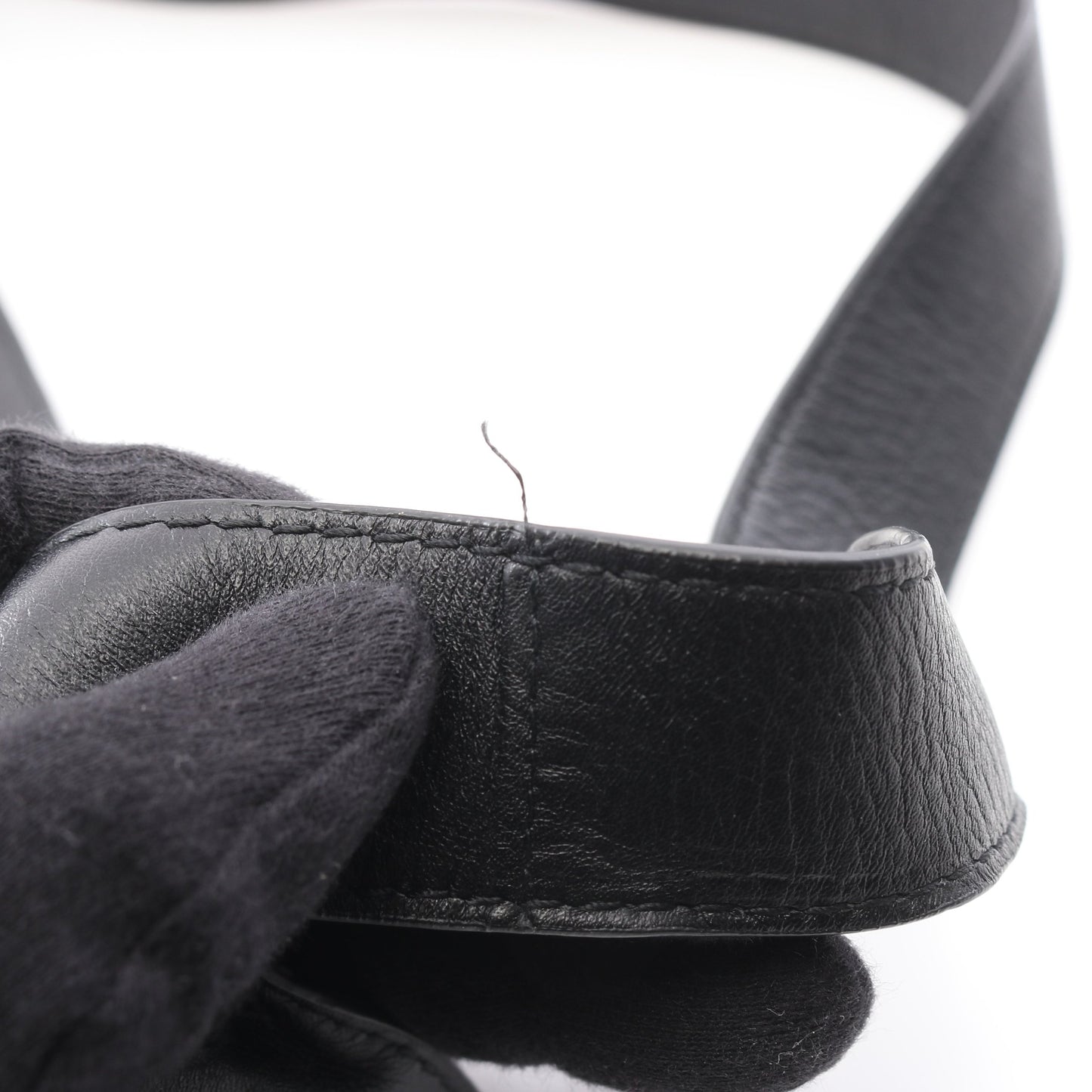 ポイント ミディアム 2WAY ショルダーバッグ レザー ブラック ボッテガヴェネタ バッグ BOTTEGA VENETA
