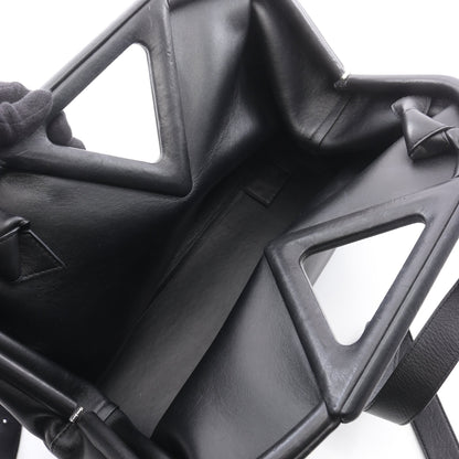 ポイント ミディアム 2WAY ショルダーバッグ レザー ブラック ボッテガヴェネタ バッグ BOTTEGA VENETA
