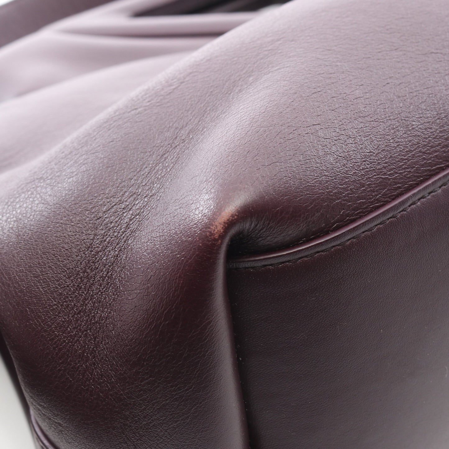ポイント ミディアム 2WAY ショルダーバッグ レザー ダークパープル ボッテガヴェネタ バッグ BOTTEGA VENETA