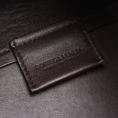 ポイント ミディアム 2WAY ショルダーバッグ レザー ダークパープル ボッテガヴェネタ バッグ BOTTEGA VENETA