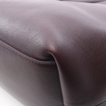 ポイント ミディアム 2WAY ショルダーバッグ レザー ダークパープル ボッテガヴェネタ バッグ BOTTEGA VENETA
