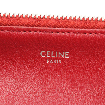 TRIO SMALL トリオ スモール ショルダーバッグ レザー レッド セリーヌ バッグ CELINE