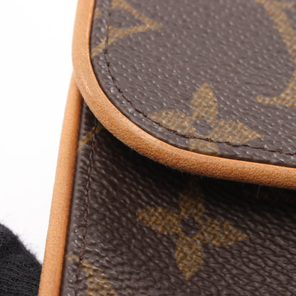 ポシェットフロランティーヌ モノグラム ボディバッグ ウエストバッグ PVC レザー ブラウン ルイヴィトン バッグ LOUIS VUITTON