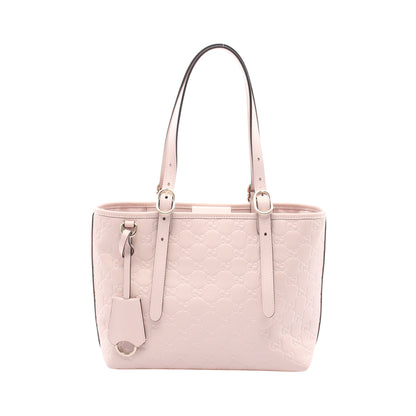 GGエンブレム グッチシマ ハンドバッグ トートバッグ レザー ライトピンク グッチ バッグ GUCCI
