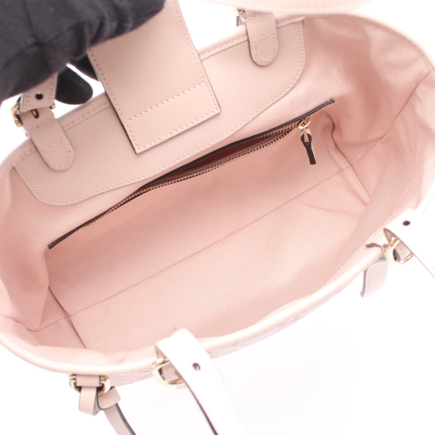 GGエンブレム グッチシマ ハンドバッグ トートバッグ レザー ライトピンク グッチ バッグ GUCCI