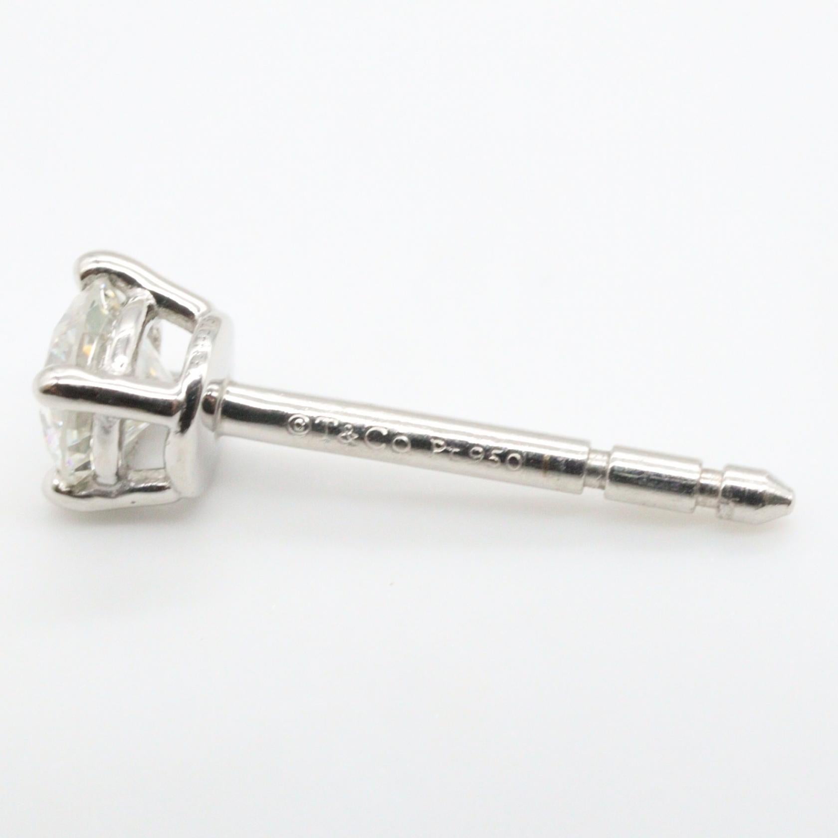 ソリティアピアス ピアス PT950 ダイヤモンド プラチナ クリア ティファニー アクセサリー TIFFANY & Co.