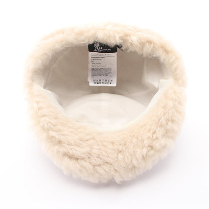 GORE-TEX キャップ シアリング アイボリー モンクレールグルノーブル