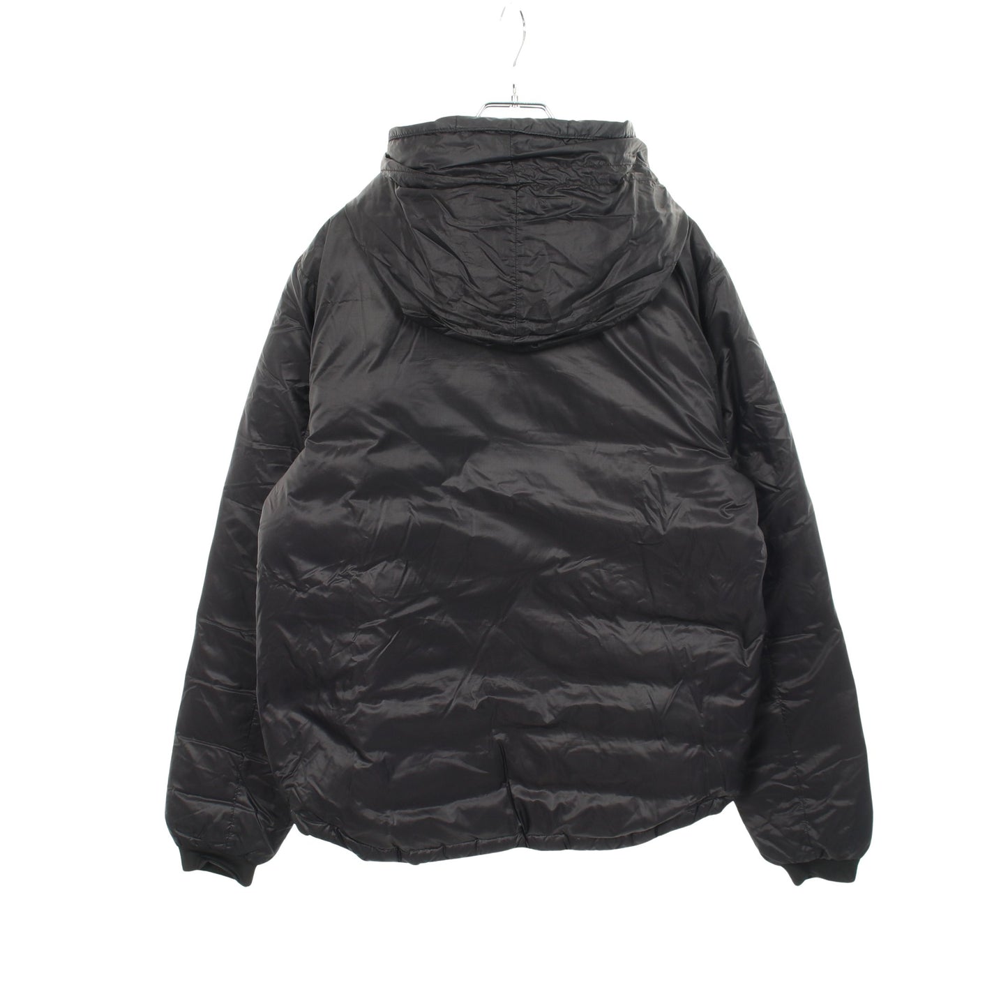LODGE HOODY BLACK LABEL ロッジ フーディ フード付き ダウンジャケット ナイロン ブラック カナダグース
