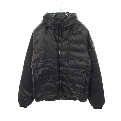 LODGE HOODY BLACK LABEL ロッジ フーディ フード付き ダウンジャケット ナイロン ブラック カナダグース