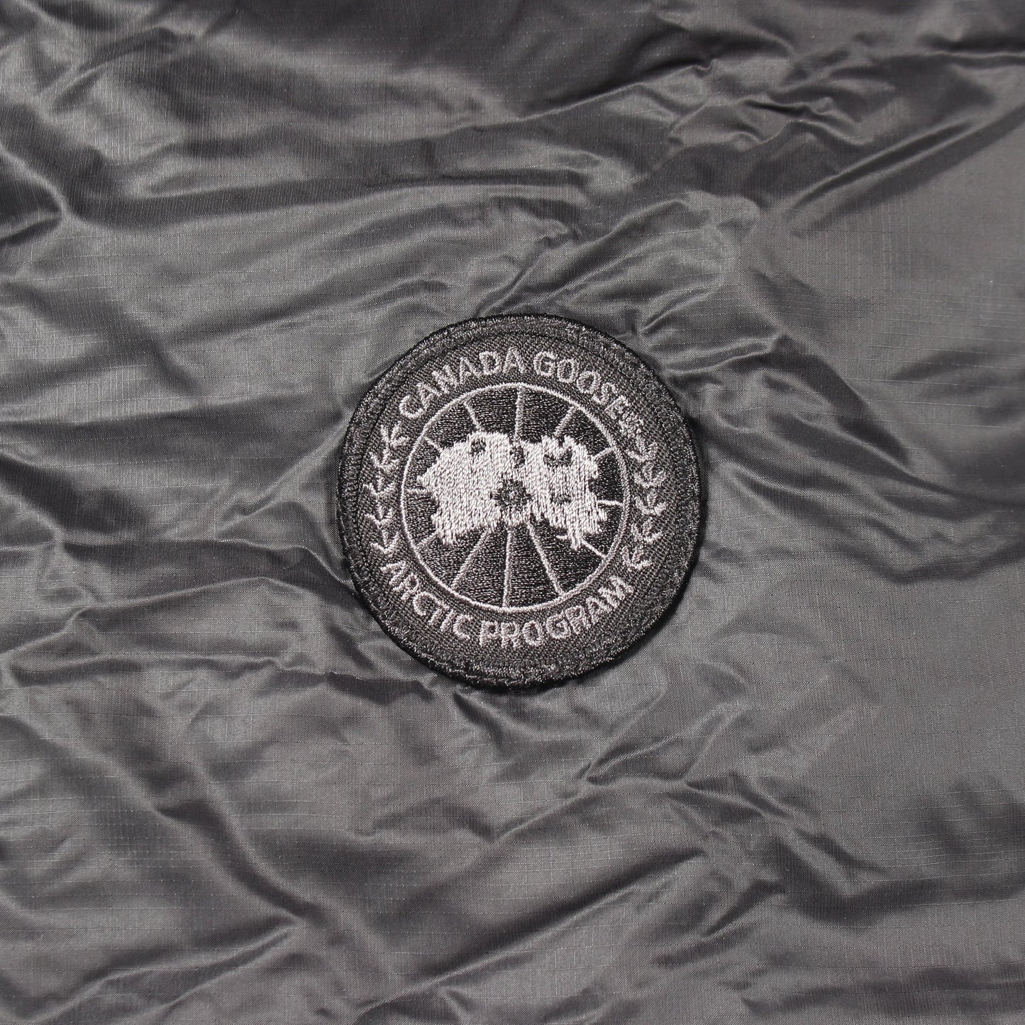 LODGE HOODY BLACK LABEL ロッジ フーディ フード付き ダウンジャケット ナイロン ブラック カナダグース