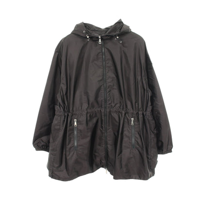 WETE フード付き フレア ナイロンジャケット ナイロン ブラック モンクレール アウター MONCLER