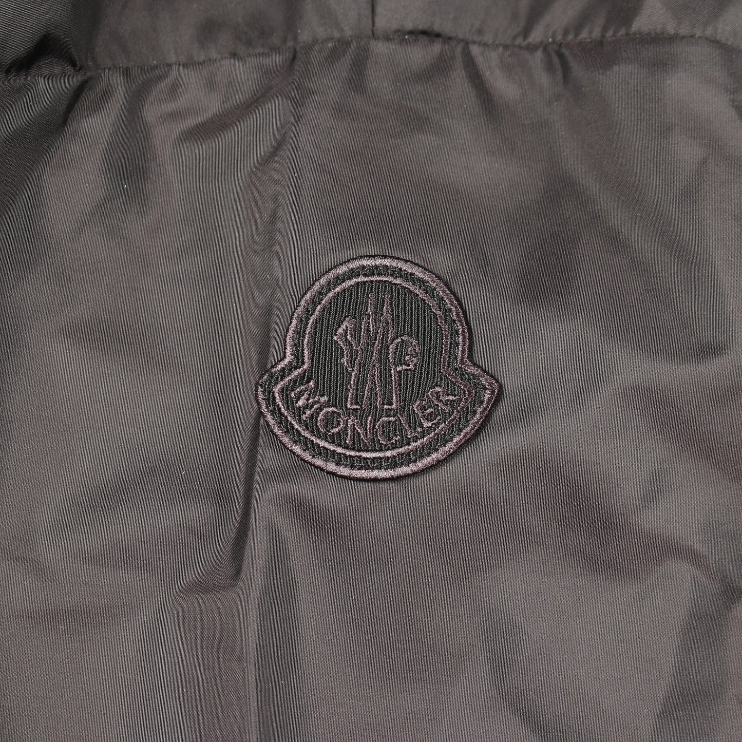 WETE フード付き フレア ナイロンジャケット ナイロン ブラック モンクレール アウター MONCLER