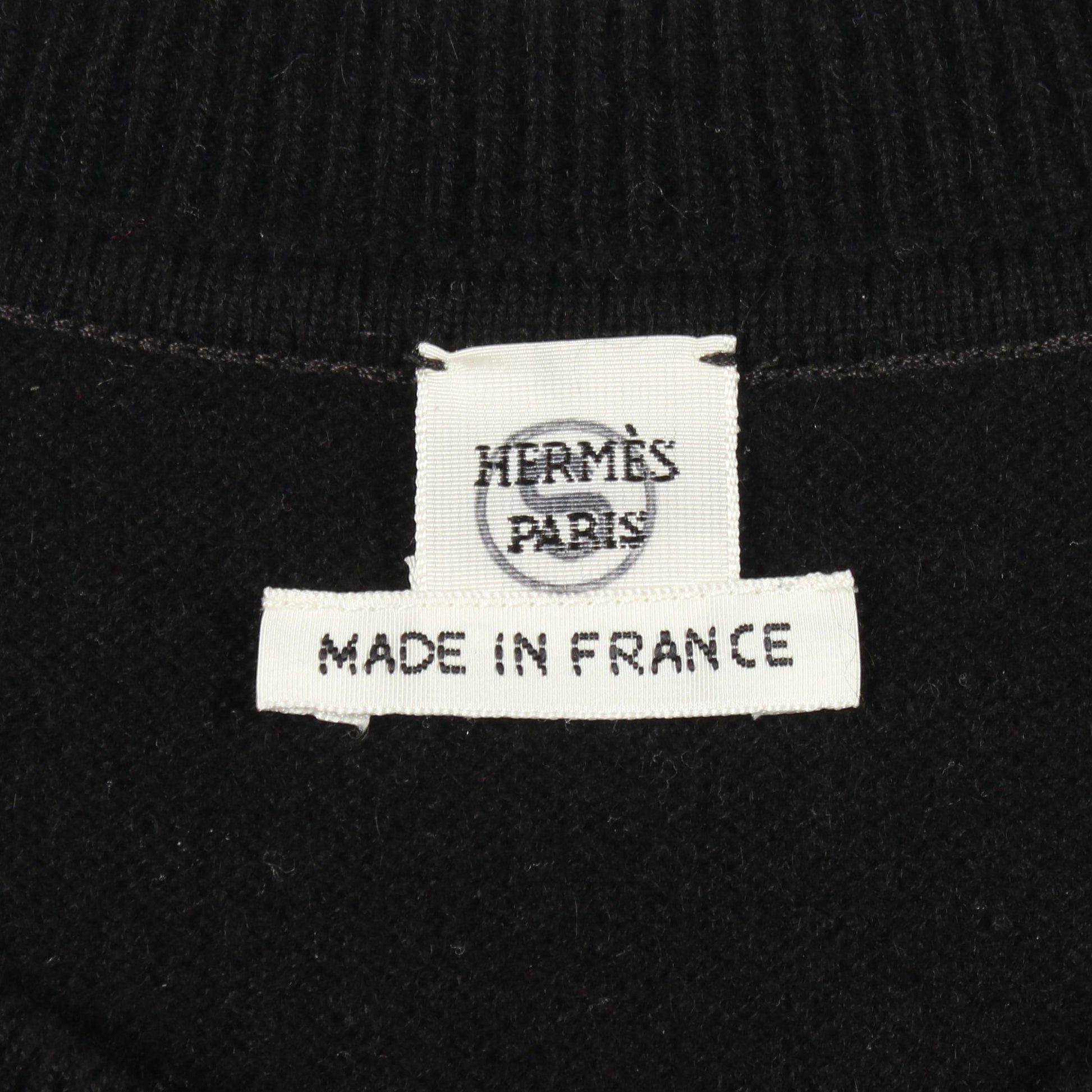 DO RE BOUCLES ツイルレーヌ ワンピース シルク カシミヤ ブラック ホワイト エルメス ワンピース HERMES