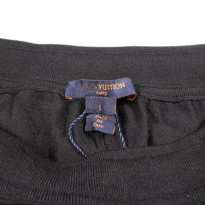 パンツ スウェットパンツ カシミヤ ブラック ルイヴィトン ボトムス LOUIS VUITTON