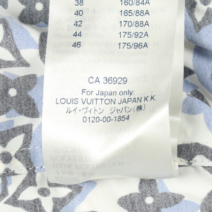 モノグラム フード付き ウインドブレーカー ジャケット ナイロン ホワイト ブルー ブラック ルイヴィトン アウター LOUIS VUITTON