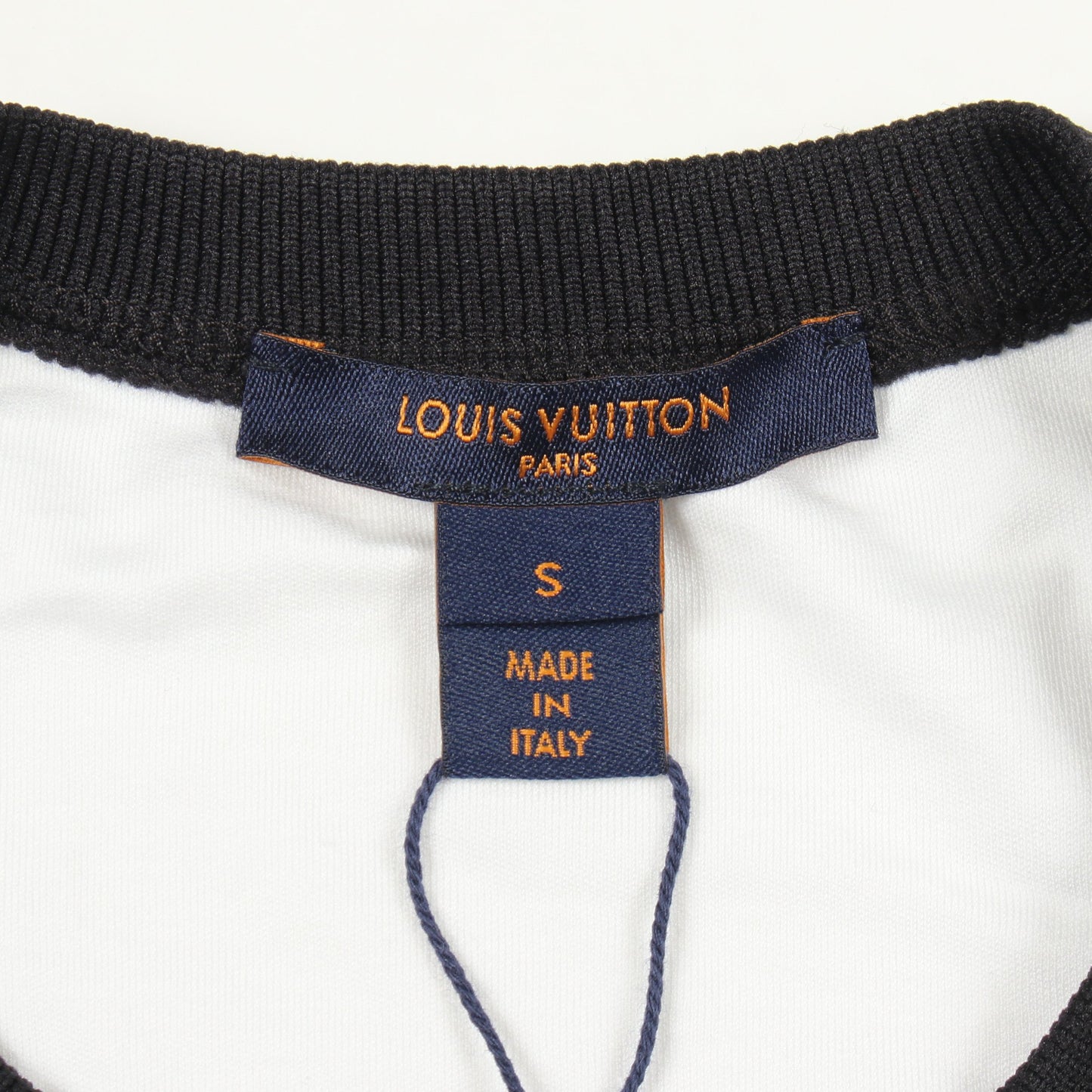 グラフィックプリント ステートメント スパンコール 半袖 ワンピース コットン ホワイト マルチカラー ルイヴィトン ワンピース LOUIS VUITTON