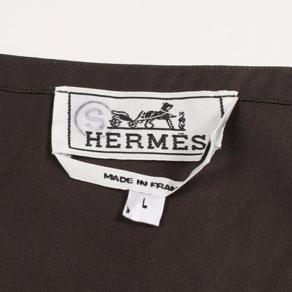 ノースリーブ カットソー コットン カーキグリーン エルメス トップス HERMES