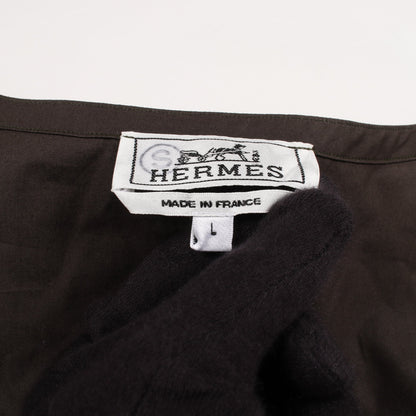 ノースリーブ カットソー コットン カーキグリーン エルメス トップス HERMES