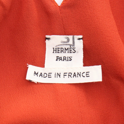 チュニック ウール オレンジ エルメス トップス HERMES