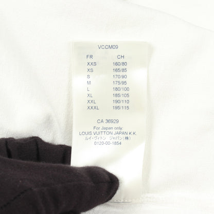 インサイドアウト 長袖Tシャツ コットン ホワイト ルイヴィトン