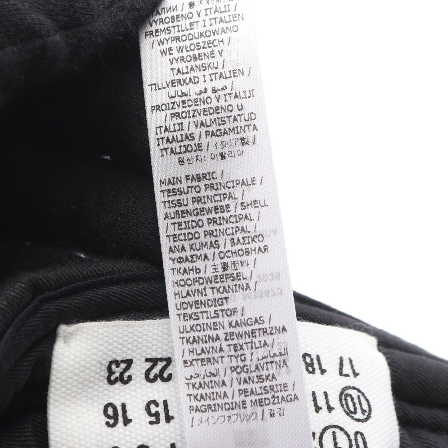 ベースボール キャップ コットン ブラック エムエムシックスメゾンマルジェラ 財布・小物 MM6 MAISON MARGIELA