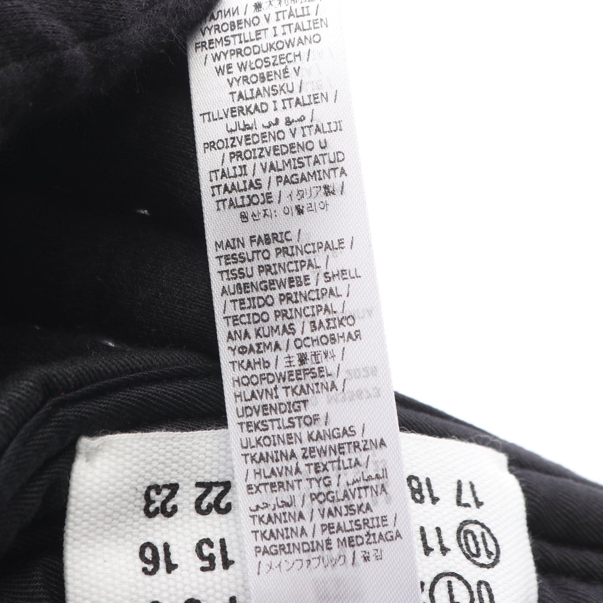 ベースボール キャップ コットン ブラック エムエムシックスメゾンマルジェラ 財布・小物 MM6 MAISON MARGIELA