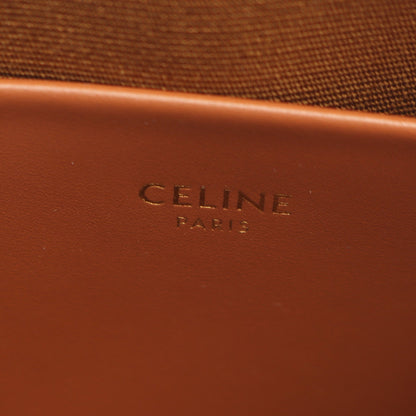 ティーン オノリン トリオンフ 2WAY ハンドバッグ PVC レザー ブラック ブラウン セリーヌ バッグ CELINE