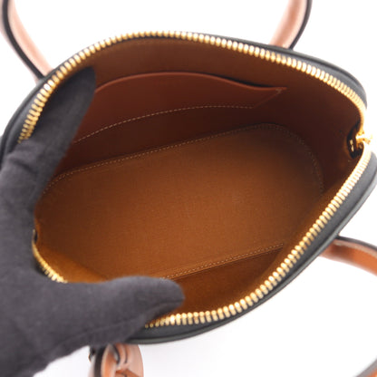 ティーン オノリン トリオンフ 2WAY ハンドバッグ PVC レザー ブラック ブラウン セリーヌ バッグ CELINE