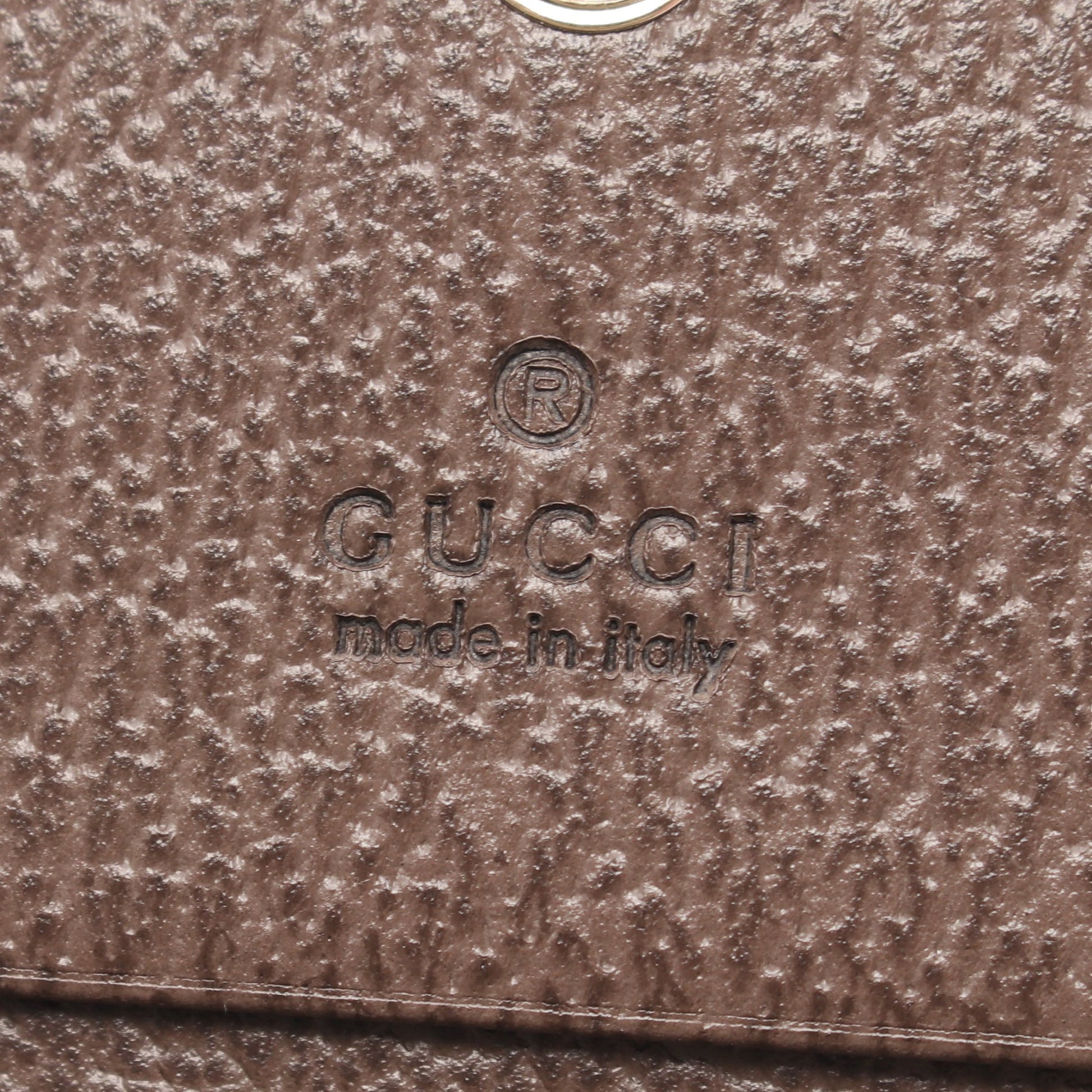 オフィディア シェリーライン GGスプリーム 二つ折り財布 PVC レザー ベージュ マルチカラー グッチ 財布・小物 GUCCI