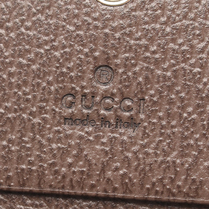 オフィディア シェリーライン GGスプリーム 二つ折り財布 PVC レザー ベージュ マルチカラー グッチ 財布・小物 GUCCI