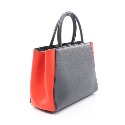 PETITE 2JOURS プチ トゥージュール ハンドバッグ レザー ネイビー レッド フェンディ バッグ FENDI
