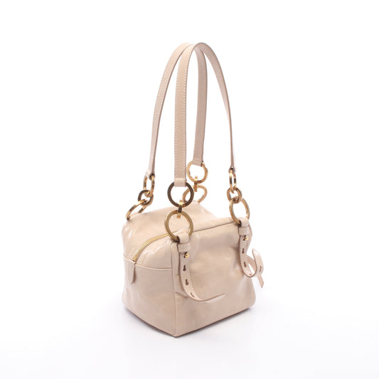 ダングル ミニ ショルダーバッグ レザー ベージュ プラダ バッグ PRADA