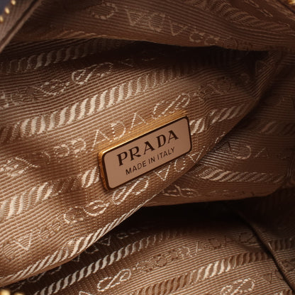 ダングル ミニ ショルダーバッグ レザー ベージュ プラダ バッグ PRADA