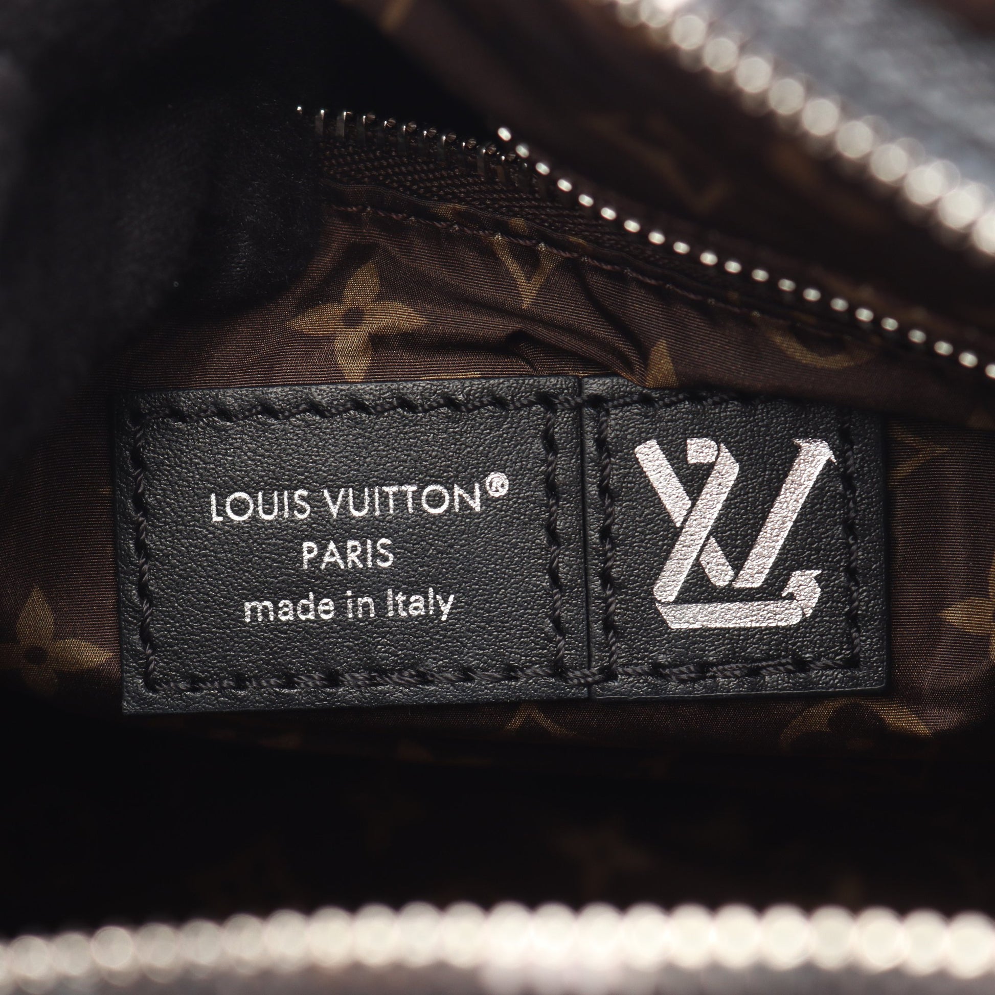 スピーディバンドリエール 25 LVピロー 2WAY ハンドバッグ ナイロン PVC ダークグレー ブラウン ルイヴィトン バッグ LOUIS VUITTON