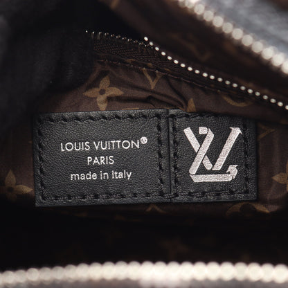 スピーディバンドリエール 25 LVピロー 2WAY ハンドバッグ ナイロン PVC ダークグレー ブラウン ルイヴィトン バッグ LOUIS VUITTON