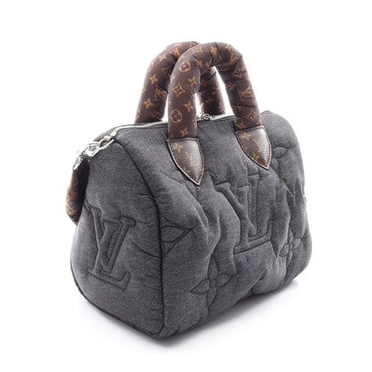 スピーディバンドリエール 25 LVピロー 2WAY ハンドバッグ ナイロン PVC ダークグレー ブラウン ルイヴィトン バッグ LOUIS VUITTON