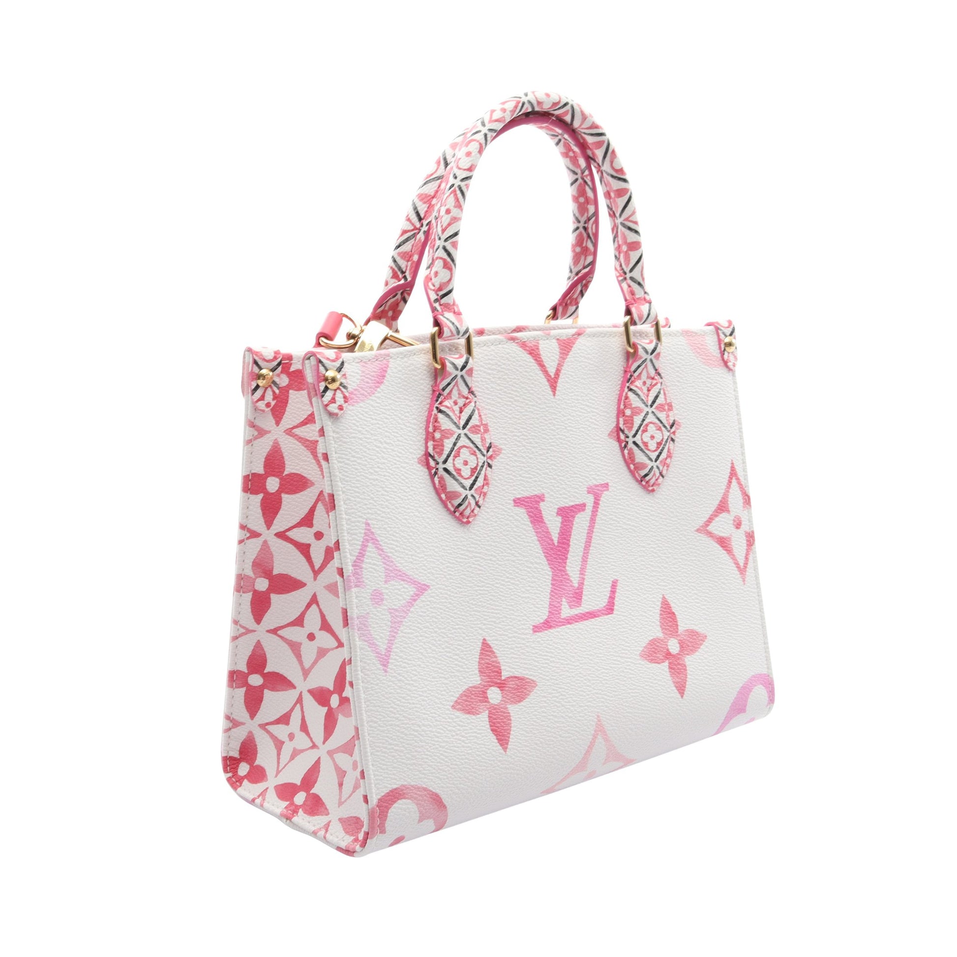 オンザゴー PM LV バイザプール モノグラムジャイアント 2WAY ハンドバッグ PVC オフホワイト ルイヴィトン バッグ LOUIS VUITTON