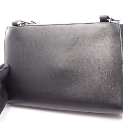 サックアデペッシュ29 ショルダーバッグ エバーグレイン ブラック シルバー金具 Z刻印 エルメス バッグ HERMES