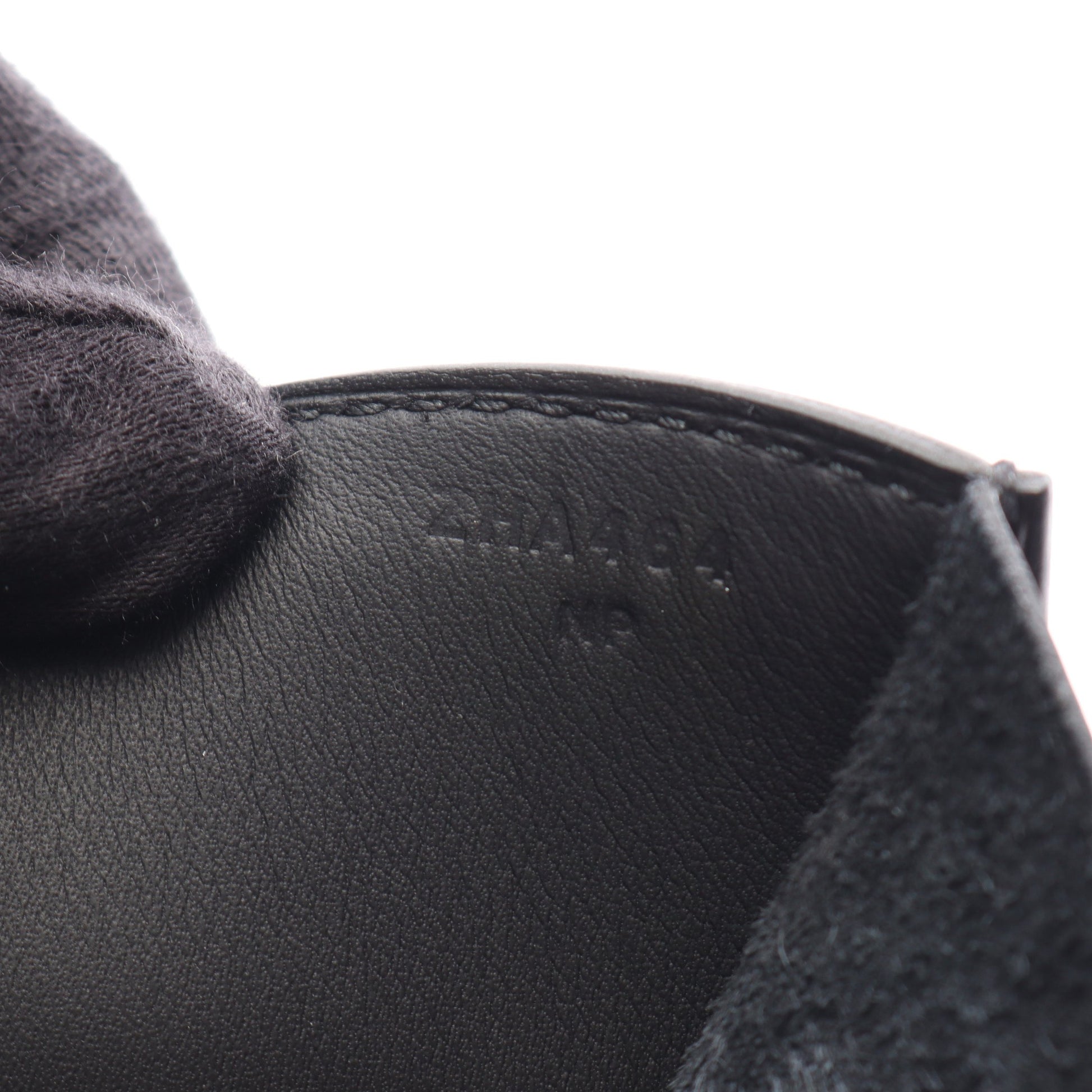 サックアデペッシュ29 ショルダーバッグ エバーグレイン ブラック シルバー金具 Z刻印 エルメス バッグ HERMES