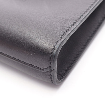 サックアデペッシュ29 ショルダーバッグ エバーグレイン ブラック シルバー金具 Z刻印 エルメス バッグ HERMES