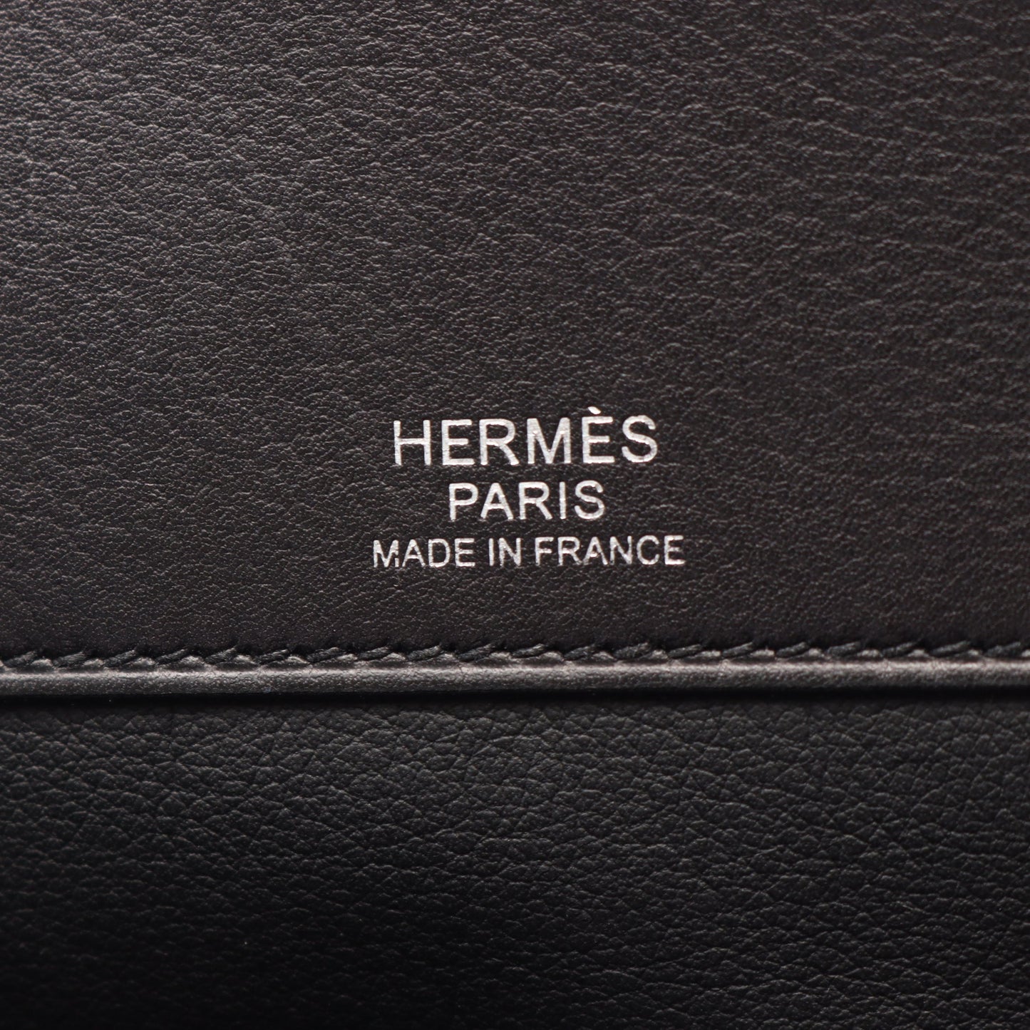 サックアデペッシュ29 ショルダーバッグ エバーグレイン ブラック シルバー金具 Z刻印 エルメス バッグ HERMES