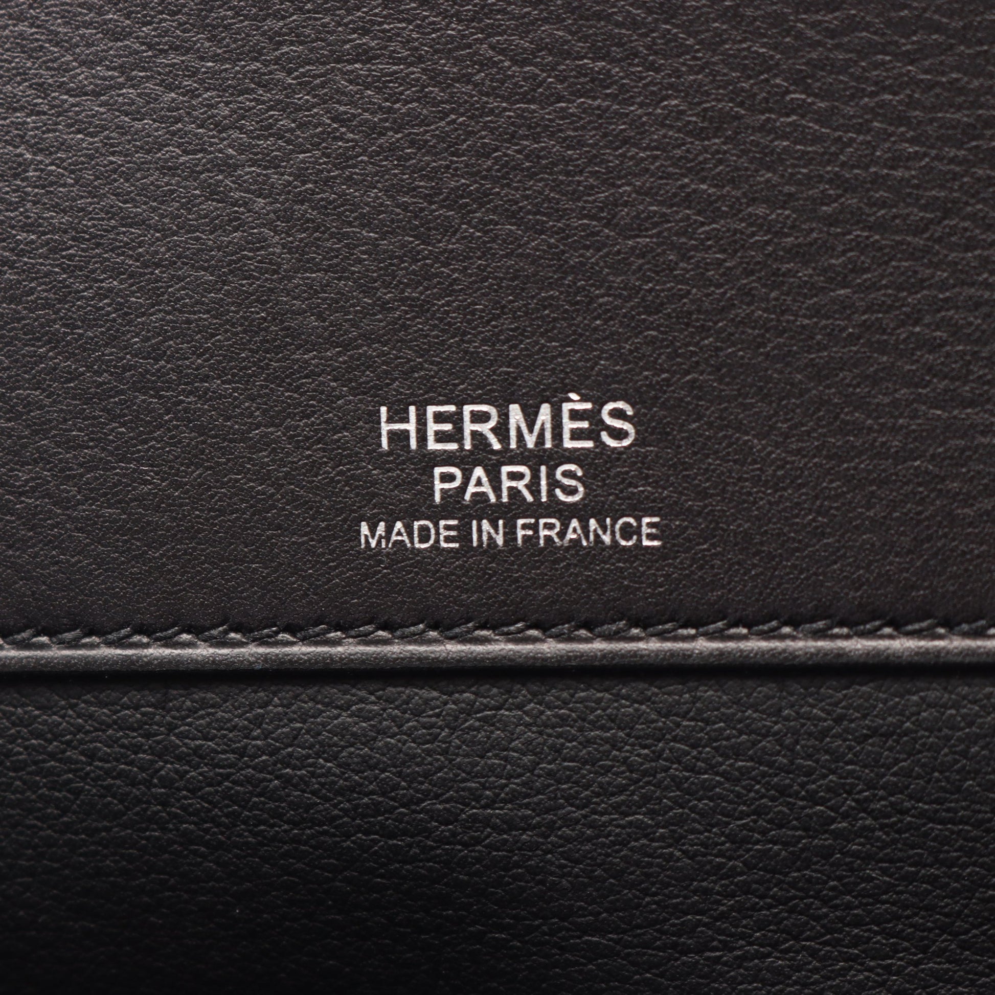 サックアデペッシュ29 ショルダーバッグ エバーグレイン ブラック シルバー金具 Z刻印 エルメス バッグ HERMES